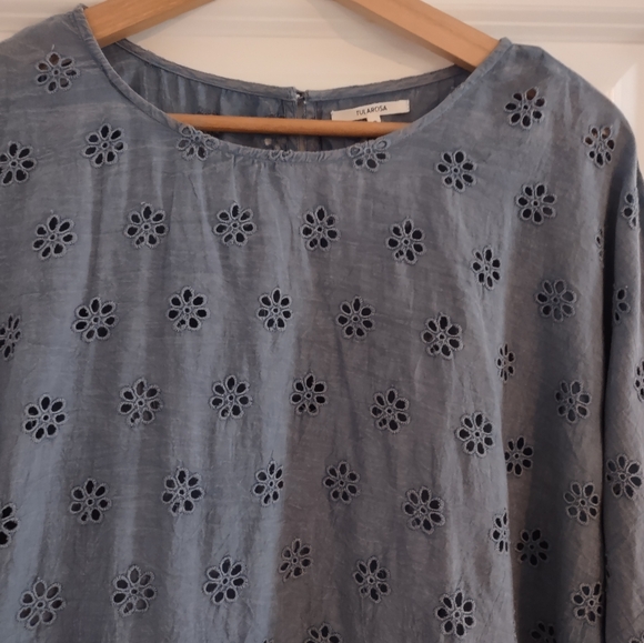 Tularosa Melinda Eyelet Lace Mini Dress - Missing Sash - Picture 3 of 16